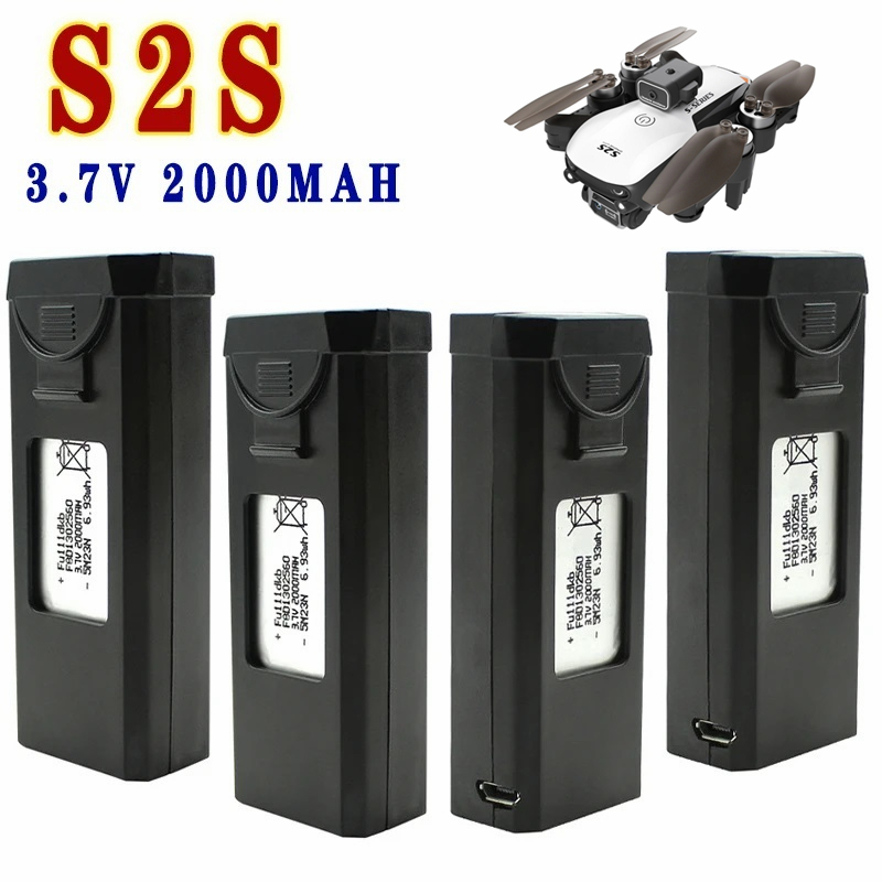 Bateria para drone s2s 3.7v 20 - Eachine Drone E58 avaliação e preço